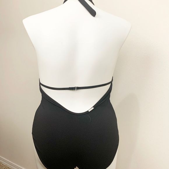 White and Black Swim Suit Size 14 - Picture 2 of 6
